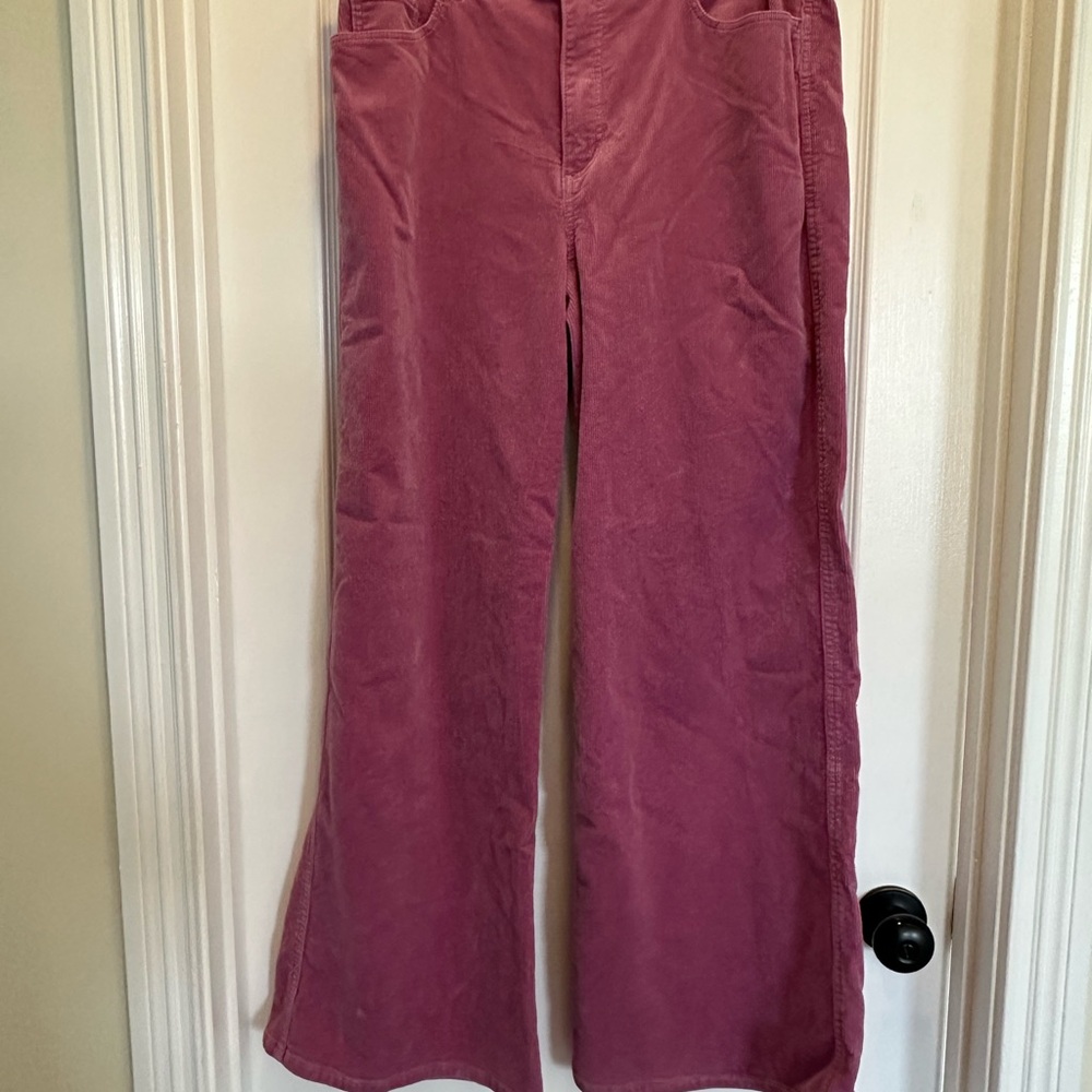 Ann Taylor Pink Corduroy Trousers